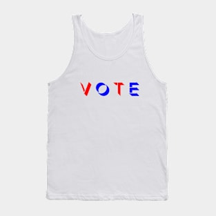 Vote For Blue And Red Tank Top